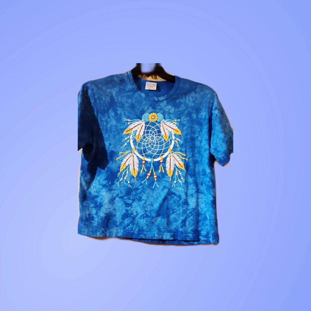 Vintage Cactus Bay Apparel By Lynne Sz.Small Native American